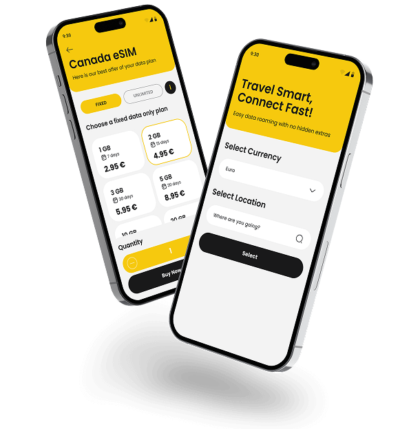 Install eSIM Finder App – Travel eSIM Plans in Seconds